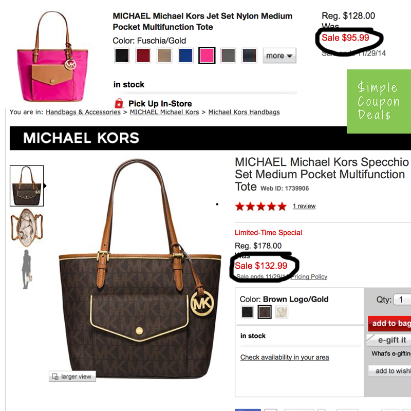 Macy&#39;s Promo Code Michael Kors Handbags | SEMA Data Co-op