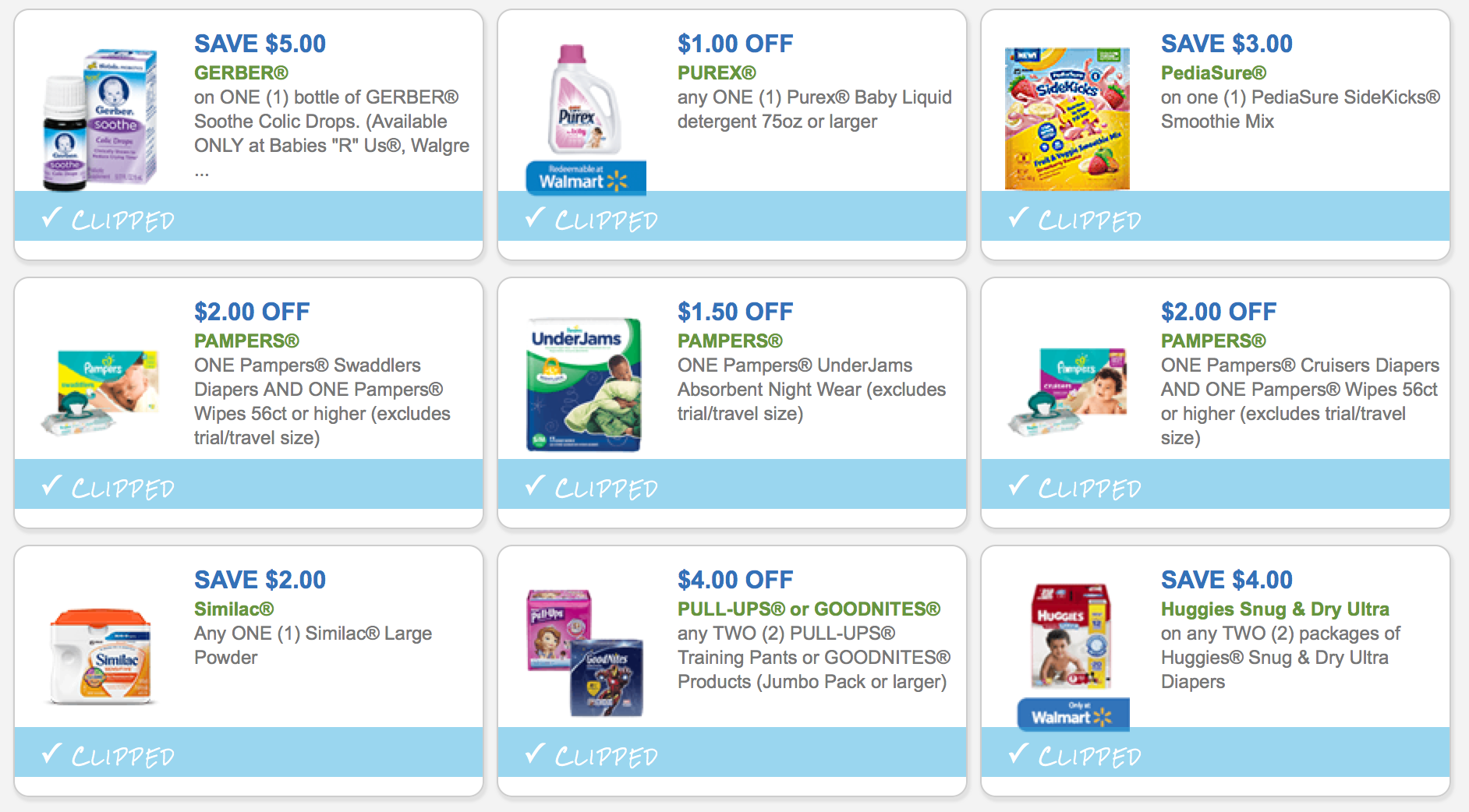 Printable Baby Coupons End of July Simple Coupon Deals