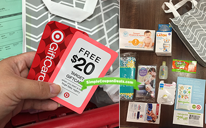 target free gift with baby registry