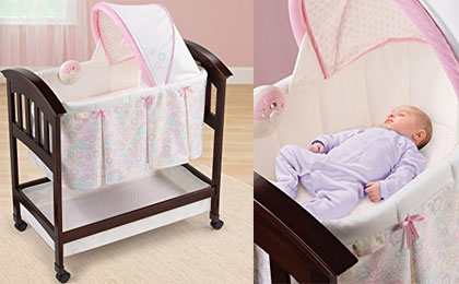 summer infant classic comfort wood bassinet