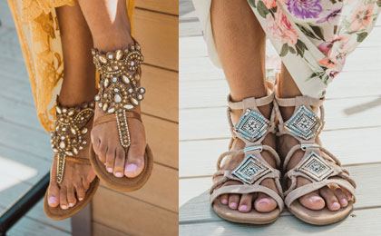 MUK LUKS Women's Zip Up Sandals $24.99 (Orig $54) - Choose 3 Colors ...